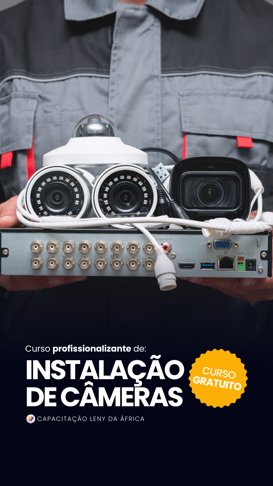 Instalação de câmeras